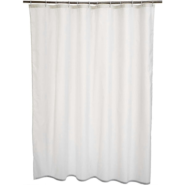 Basics Dusjforheng i Polyester 180 x 180 cm Hvit