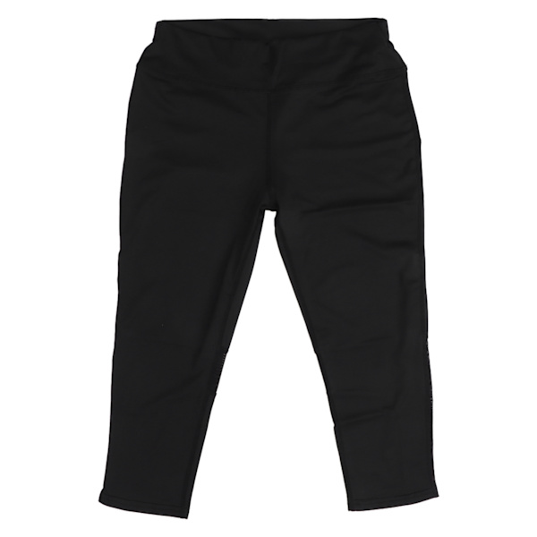 Urheiluleggingsit korkeavyötäröiset joogahousut Tummy Control Workout Fitness Juoksu Leggingsit naisille BlackL