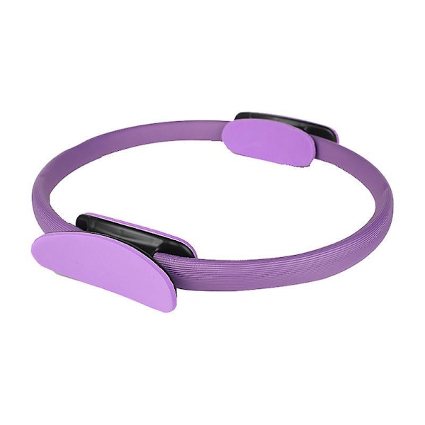 Violetti Pilates-rengas, vastusrengas reisien muotoiluun, joustavuuteen ja ryhtiin, violetti