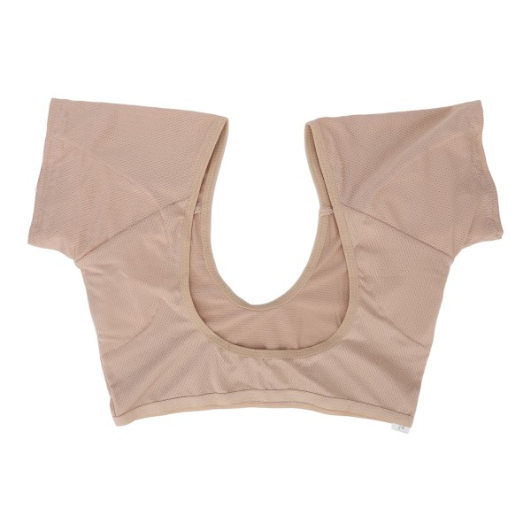 Underarm Sweat Vest Andas Mesh 3 lager Hudfärg Tvättbar Armhåla Sweat Vest för Sport M