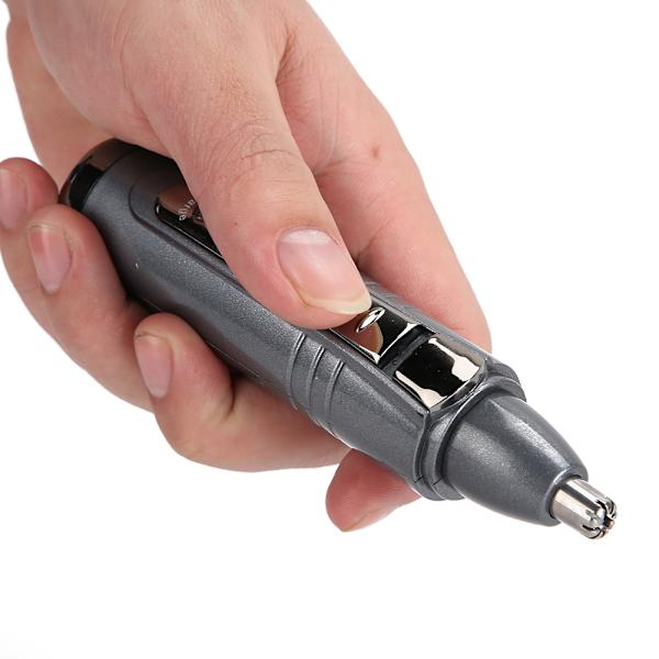 Ladattava sähköinen hiusleikkuri, nenä, karvanpoistoaine, parranajokone EU Plug 220-240VD tummanharmaa