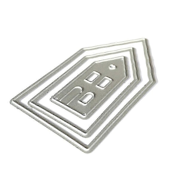 Hus Metal Skærestencils Scrapbooking DIY Album Stempel Papirkort Prægning