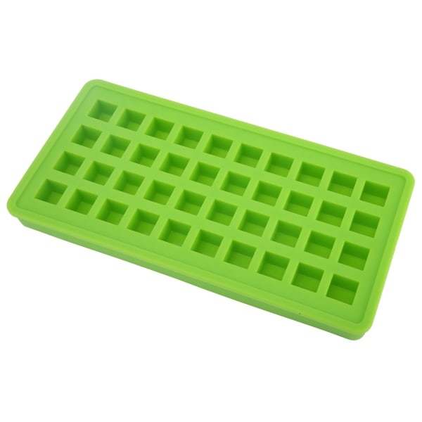 40Grids Silikon Isbricka Fyrkantig Form Iskuber Maker Form DIY Kökstillbehör Grön