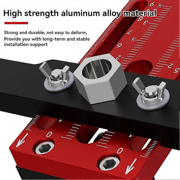 Skabsdør Installations Rebounders Positioner, Skab Hardware Jig