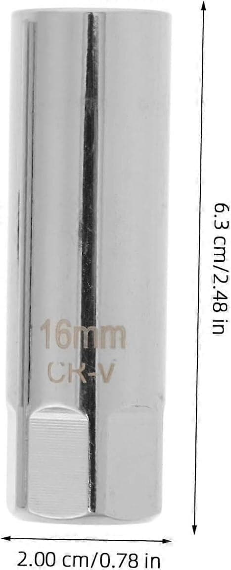 Effektiv bil 2 dele 3/8 tændrørsnøgle Tændrørsværktøj Passer til 14 mm 16 mm