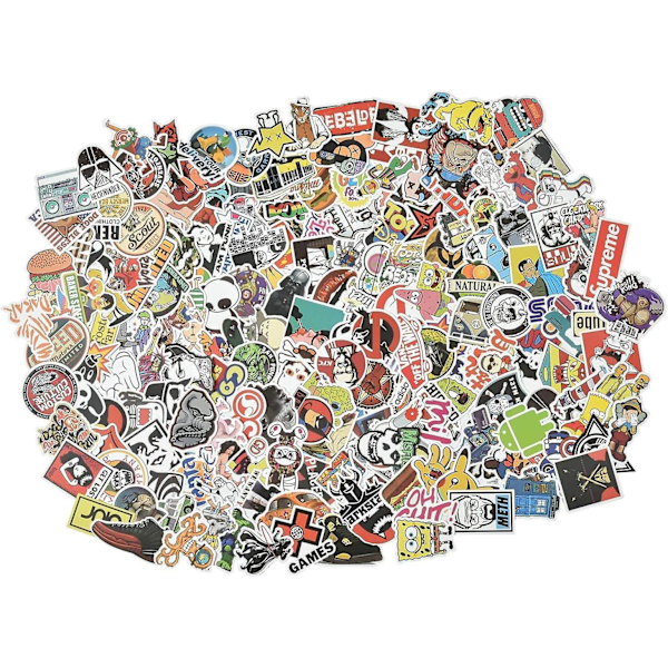 Sjelden Perle Klistremerke 200 stk Vanntett Vinyl Klistremerke Graffiti Klistremerke Styling Klistremerke for Bil Sykkel Skateboard Snøbrett Klistremerke Laptop Klistremerke