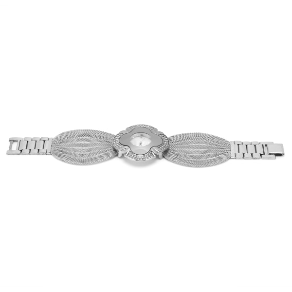Flower Shape Urtavla Kvinnor Watch Wide Mesh bälte Quartz Elegant Watch för kvinnor