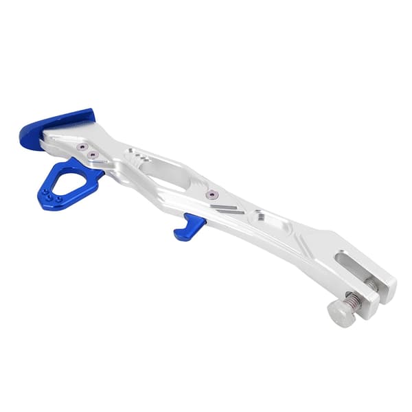 Motorcykel Aluminiumlegering Sidostöd Stativ Ram Parkeringsfötter Stöd B05026 (Blå)