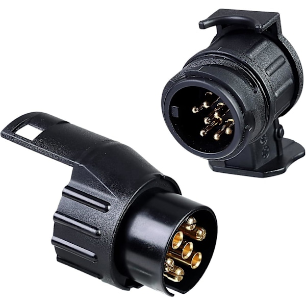 12V dragadapter: 7 stift till 13 stift & 13 stift till 7 stift