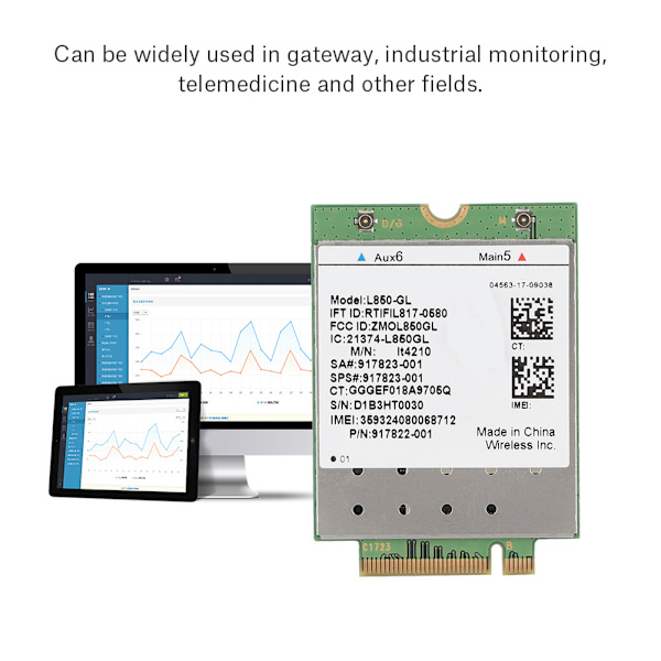 L850-GL 4G-modul Trådlös LTE FDD WCDMA nätverks wifi-kort för HP ProBook 440 G5
