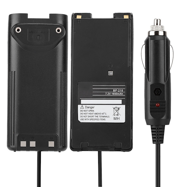 12V billaddare Radio Batteri Eliminator Adapter för ICOM IC V8 IC V82 IC A6 IC A24 IC F3GT