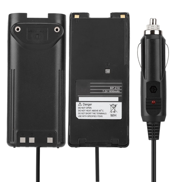 12V Biloplader Radio Batteri Eliminator Adapter til ICOM IC V8 IC V82 IC A6 IC A24 IC F3GT