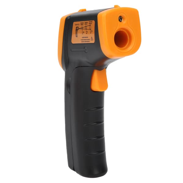 HW600 Beröringsfri Termometer LCD Infraröd Digital Temperaturmätningstermometer (Gul)