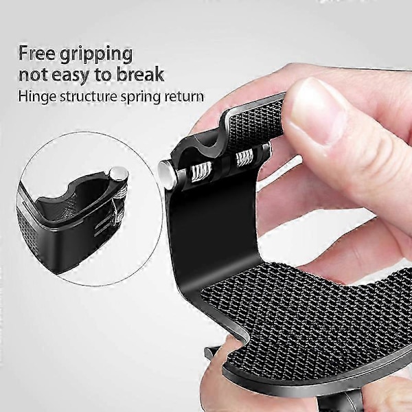 360-Clamp Dashboard Mobil Biltelefonholder Monteringsstander Vugge GPS Universal
