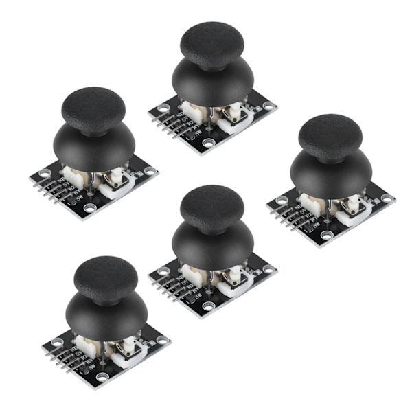 5 stk. toakset joystickmodul for PS2-spillkontroller Gamepad-kontrollspaksensor for Arduino