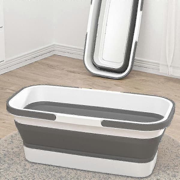 Foldable Mop Bucket Foldable Portable Wash Basin Dish Basin With Handle