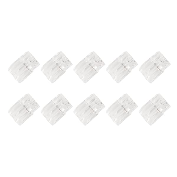 10 stk usynlig glidelåsfot i plast, multifunksjonelt symaskintilbehør