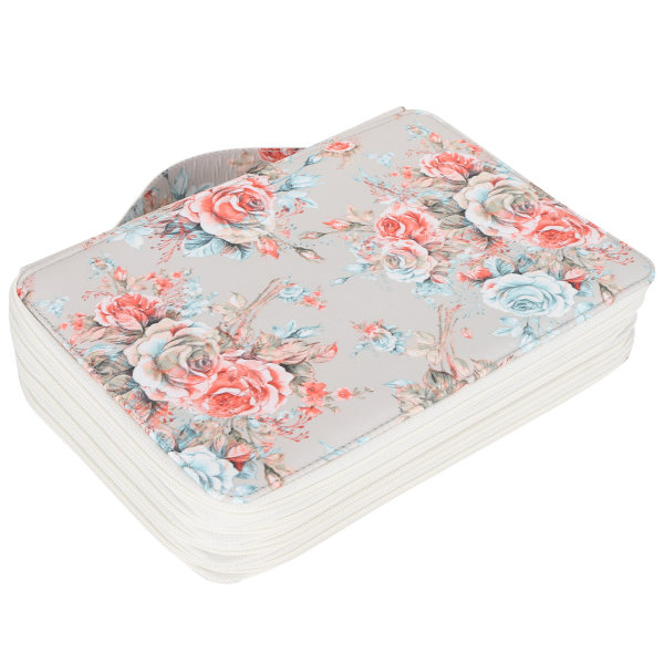 Case 200 paikkaa printed 4-kerroksinen vetoketjullinen kynäpidike paperitavaroiden säilytystasku