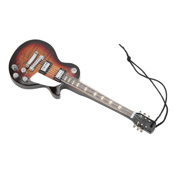 Gitarmodell Miniatyr Gradient Farge Treåre Fargematching Gitarmodell Hylleutstilling Anheng