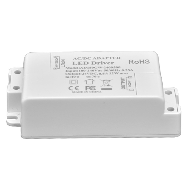 12W LED-driver lavspænding konstant strøm LED-strømforsyningstransformer til LED-lys