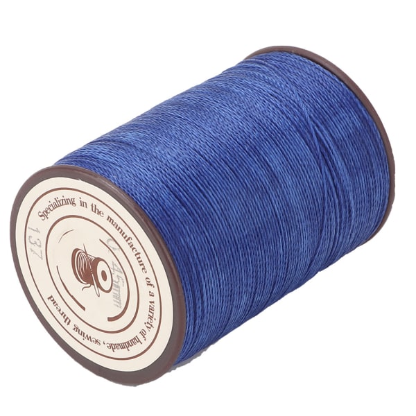 0,45 mm lädersömnadsvaxtråd 160 m/rulle Handarbete Stickning Craft Wax tråd (kungsblå)