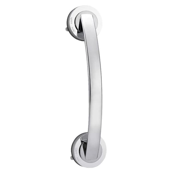 Sugpropp Dörrhandtag Stabil Säkert Badkar Duschhandtag för Kylskåpslåda Badrum Silver 30cm