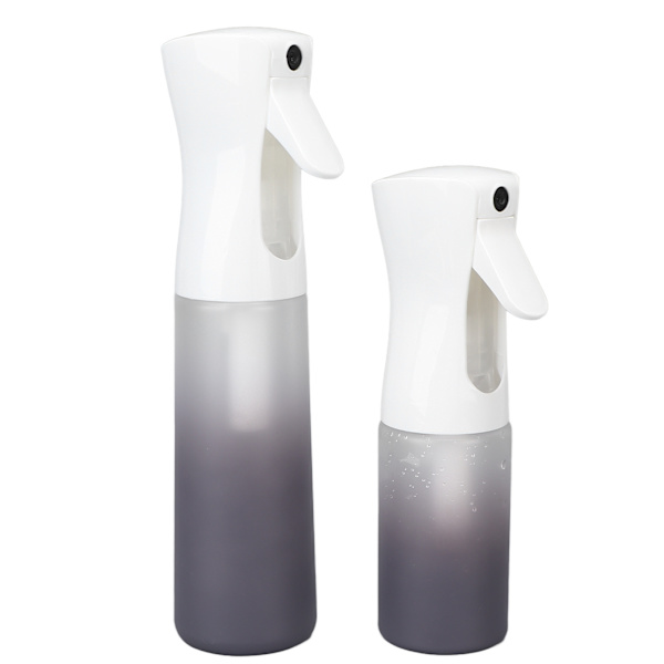 2-pack tom sprayflaska fin dimma påfyllningsbara spraybehållare för hårväxt 300ml 200ml gradientgrå