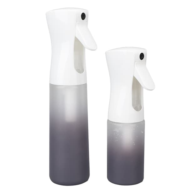 2 stk tomme sprayflasker fin tåke påfyllbare spraybeholdere for hårplante 300ml 200ml gradient grå