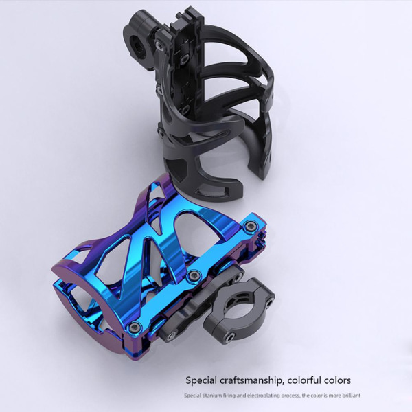 Cykel vattenkoppshållare Lätt aluminiumlegering koppbur med skruvar och verktyg Hållbara dryckesburar för utomhusaktiviteter Motorcykel MTB Cyclin