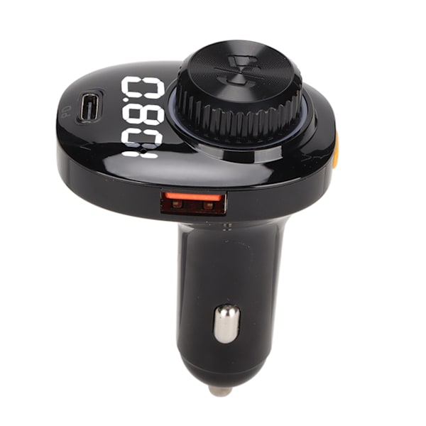 C19 Bil USB-lader 20W Hurtiglading Håndfri Bil FM-sender for biler 12-24V