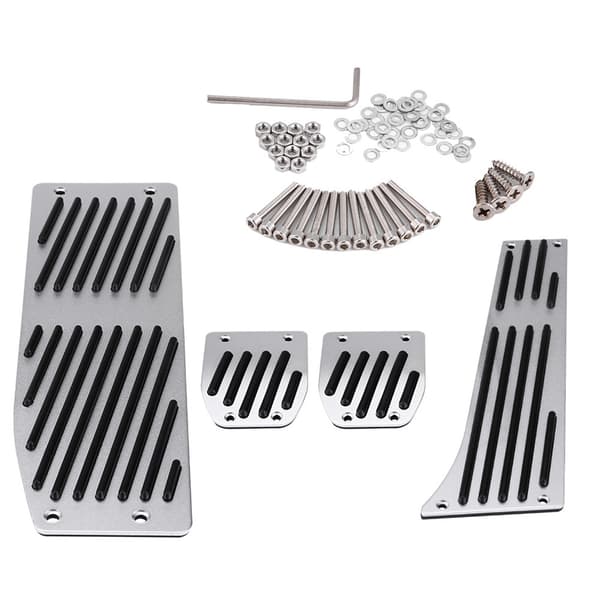 4st Bil Manuell Växellåda Koppling Broms Fotstöd Pedal Pad för 1 3 5 7 X1-serien E30 E32