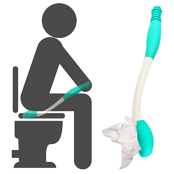 16 tommer toiletpapir automatisk tørring hjælpemidler selvhjælp toilet hjælpemiddel lang håndteret papirhåndklæder viskerholder til ældre og gravide kvinder