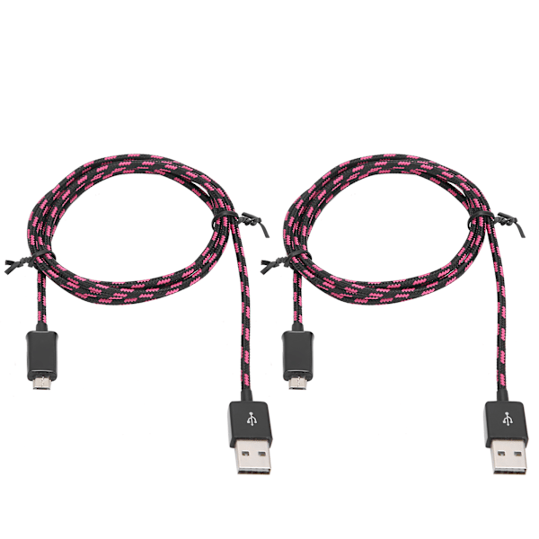 2 kpl pikalatausjohtoa Micro USB -datakaapeli nailonpunottu kaapeli Android-puhelimeen
