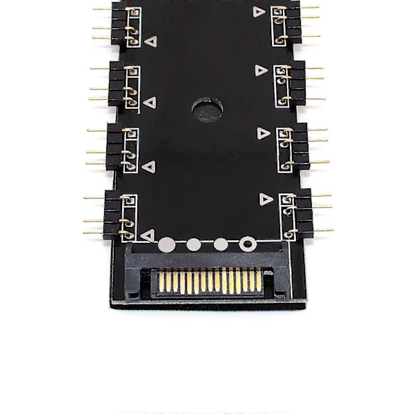 LED Splitter 12-port Hub med 5V 3-pin Förlängningssladd, Perfekt För Mycket RGB