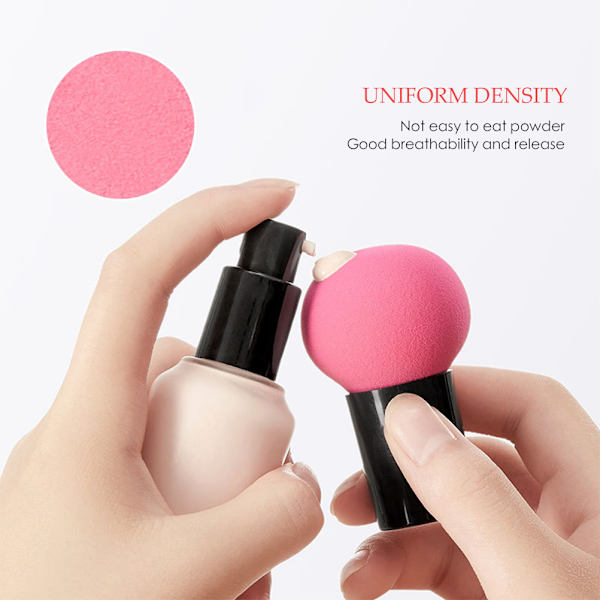 Mushroom Head Sponge Puff Small Dry Wet Puff Makeup Tool Kosmeettiset tarvikkeet