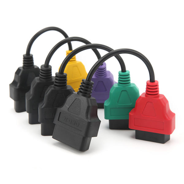 4 st OBD2-skanneradapterkabel ECU-skanningsdiagnostikkabelersättning för Fiat ECU-skanner