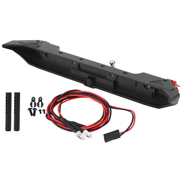 Metall bakre stötfångare med D-ringar Passar för Axial SCX10 III AXI03007 1/10 RC bilmodell