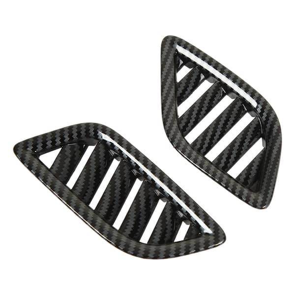Instrumentbräda Övre Luftventil Utloppsskydd Kolfiberstil Luftventil Utloppsram Trim för ID.4