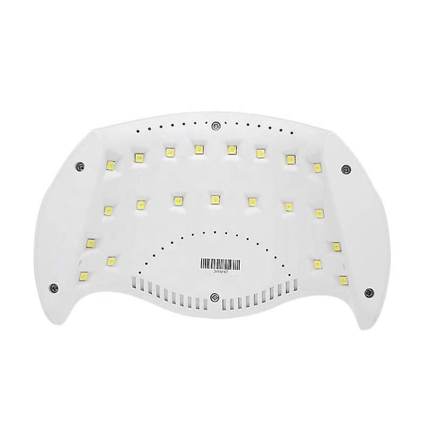 Vaaleanpunainen LED-kynsilaite automaattisella käynnistysanturilla, LCD-näyttö ja 30, 60, 99 sekunnin ajastimella