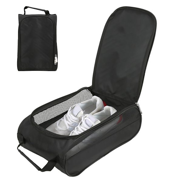 Nylon Golf Skoväska Bärbar Andas Skor Stor Kapacitet Förvaringsväskor Case Organizer