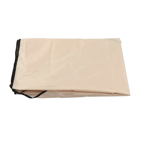 Canopy Canvas Rustfrit Stål 4x4x4m Trekant Baldakin med 3 Reb for Gårdsplads Græsplæne Have Hvid