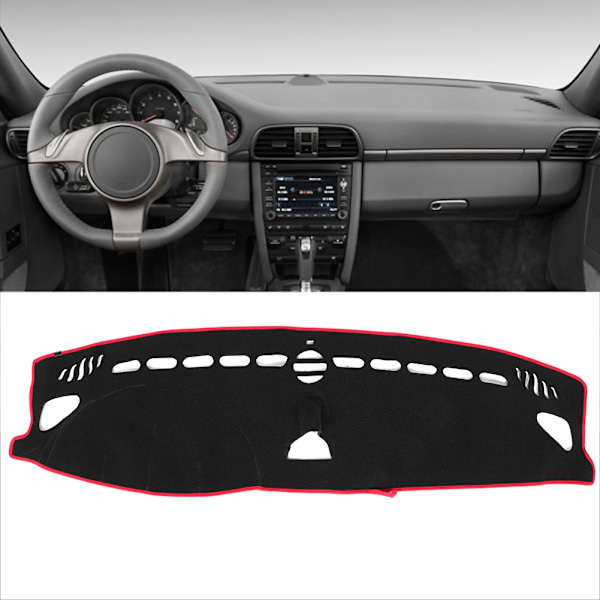 Instrumentbräda för bil, undvik ljusplatta, instrumentplattform, matta, passar till Porsche 911 2010