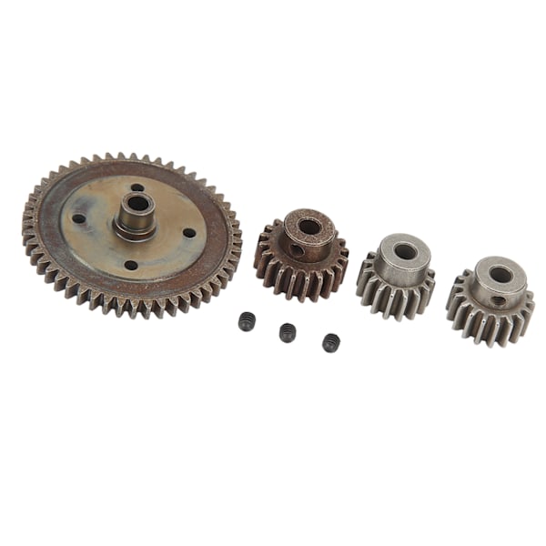 RC-bilsett med 50T metallhovedgir og 21T 19T 17T pinion RC erstatningsgirsett for Arrma Typhon 1/8 RC-biler