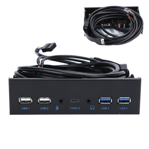 2 porte USB 3.0 + 2 porte USB 2.0 High Definition Audio Interface til computer