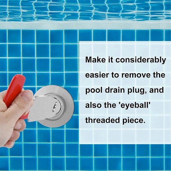Pool Prop Fjernelsesværktøj, Dyser Indløbsfittings sort