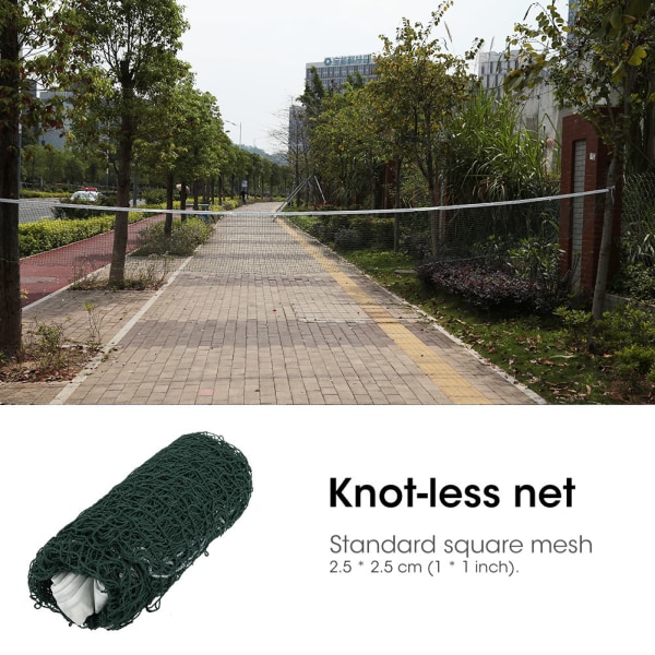 2 färger bärbart hållbart mesh för underhållning utomhus (grönt)