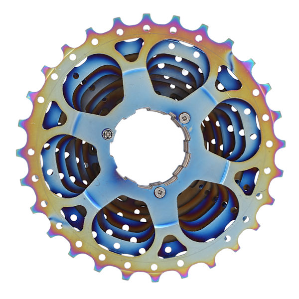 Cykelkassett Svänghjul Fällbar 11 Hastighet 11T‑28T Färgglatt Svänghjul för Mountainbike