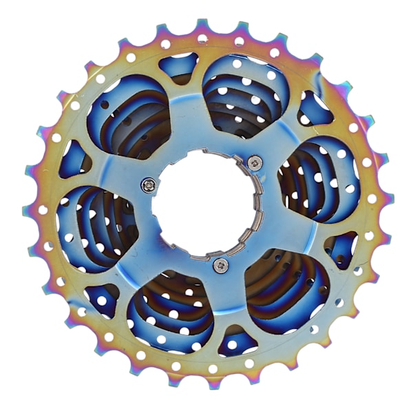 Sykkelkassett Svinghjul Sammenleggbar 11 Hastighet 11T‑28T Fargerikt Svinghjul for Terrengsykkel