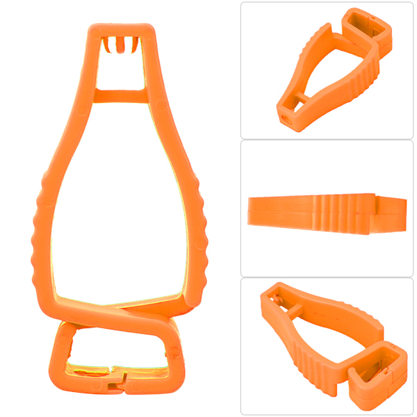 Hög elastisk hög hållfasthet dykning säkerhetshandske klämma golfkläder hållare klämma orange S