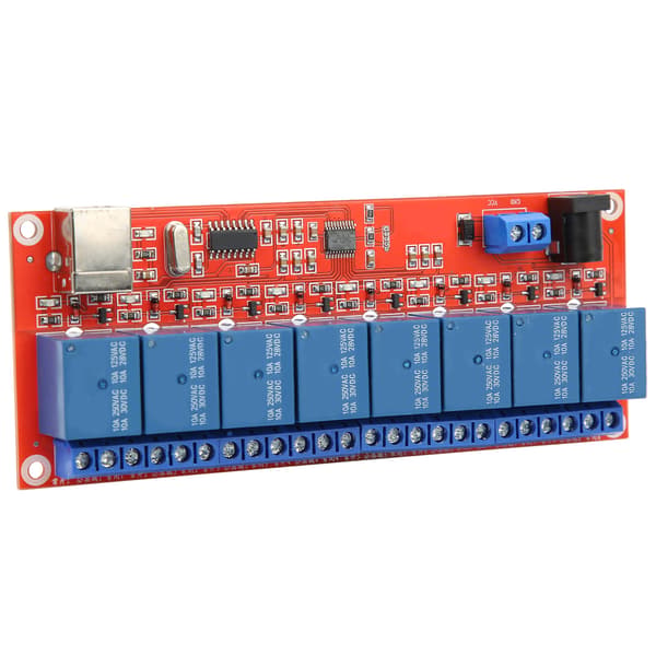 Relæmodul Interface Board til LowLevel Trigger USB seriel port DIY elektriske forsyninger 24V
